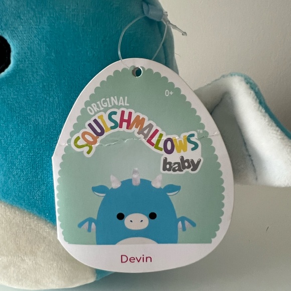 Squishmallows Baby NEW 7" Devin the Dragon - Picture 5 of 5